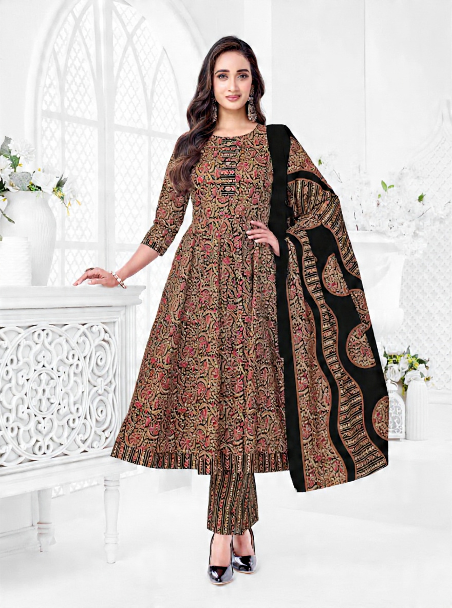 Cotton anarkali suit readymade