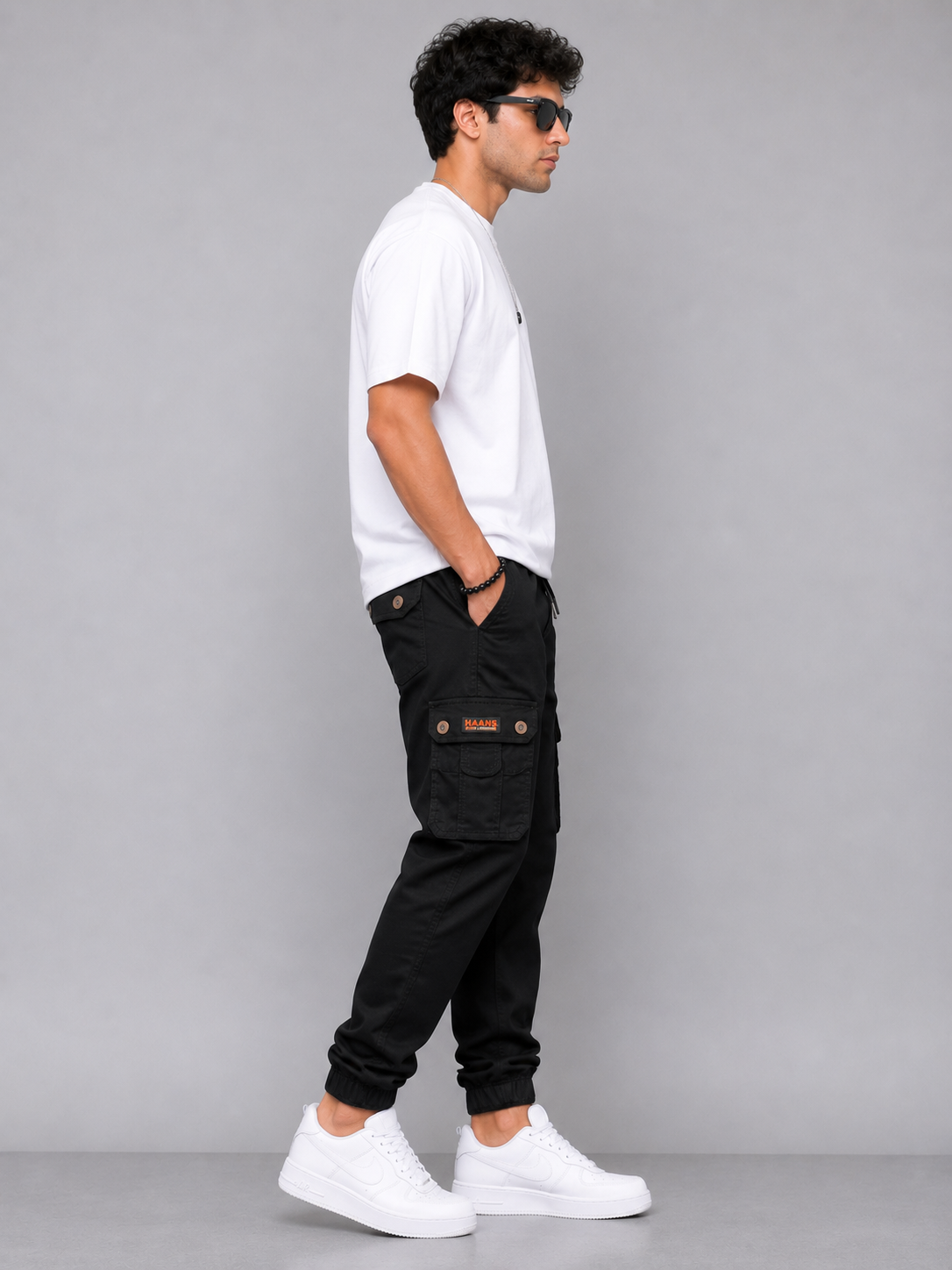 Multi-Pocket Jogger Cargo Trousers